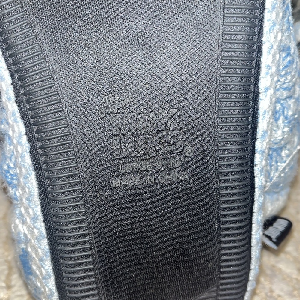 Muk Luks Blue Slipper Boots - Picture 5 of 6